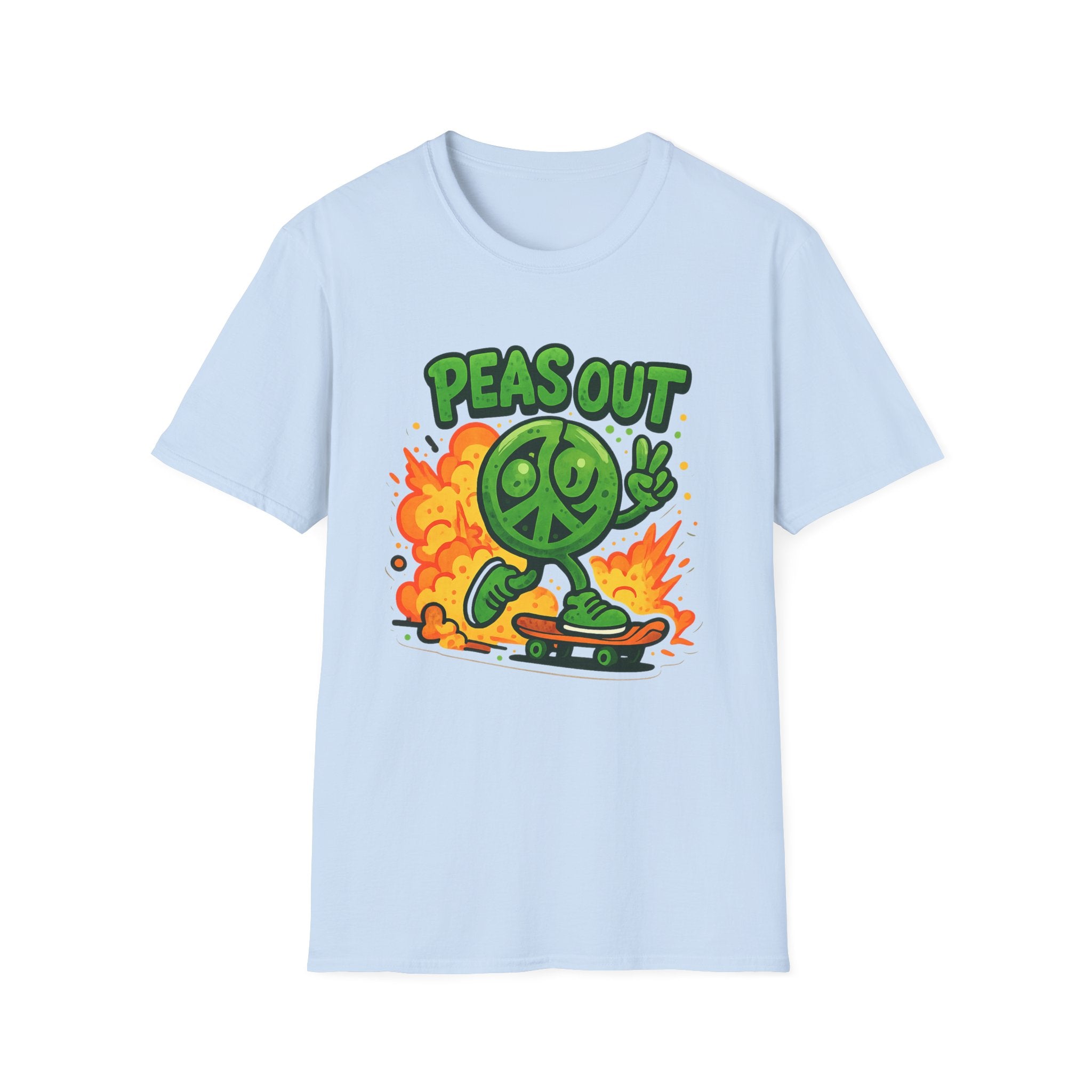 Peas Out Skateboard T-Shirt