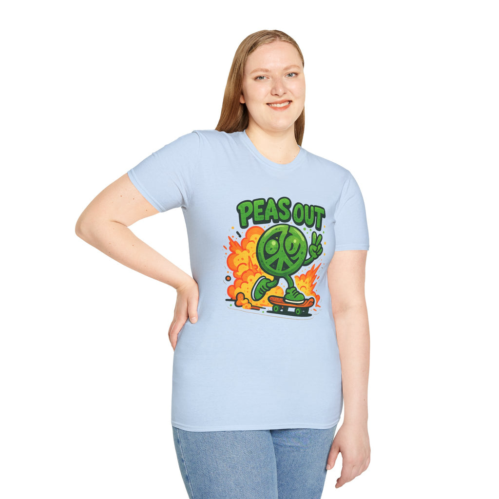 Peas Out Skateboard T-Shirt