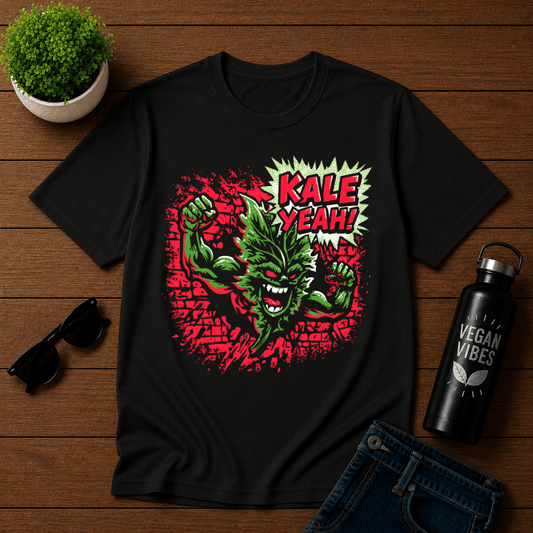 Kale Yeah Black T-Shirt