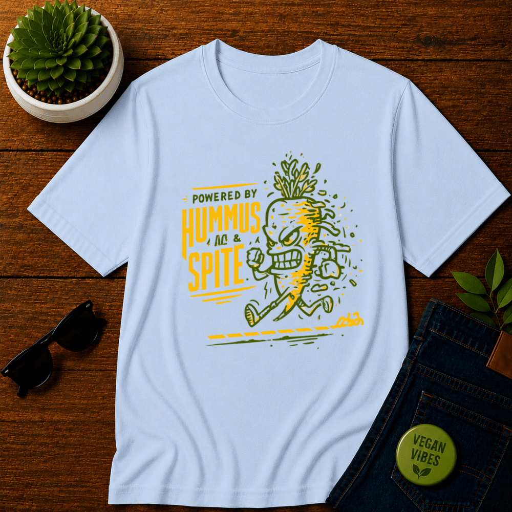 Powered by Hummus and Spite T-Shirt