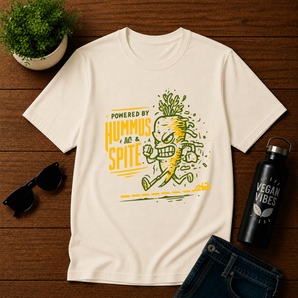 Powered by Hummus and Spite T-Shirt