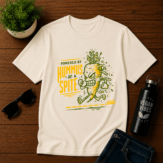 Powered by Hummus and Spite T-Shirt