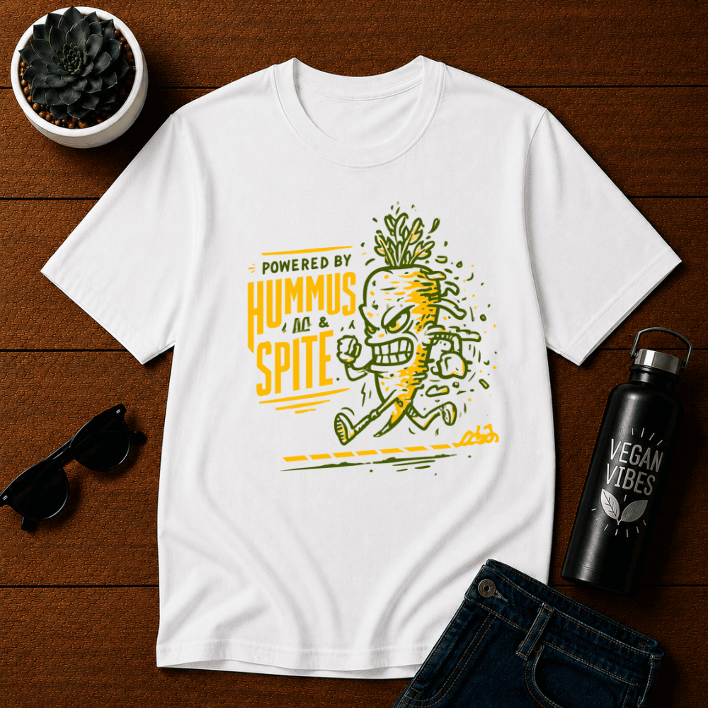 Powered by Hummus and Spite T-Shirt