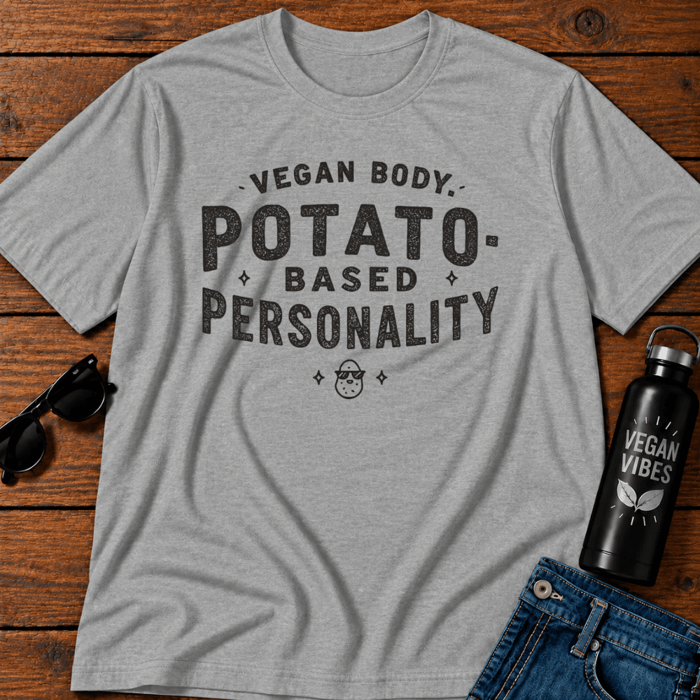 Vegan Body Potato Based Personality T-Shirt