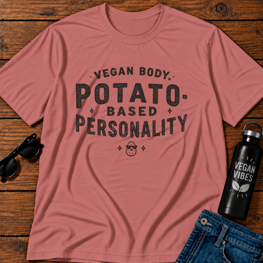 Vegan Body Potato Based Personality T-Shirt