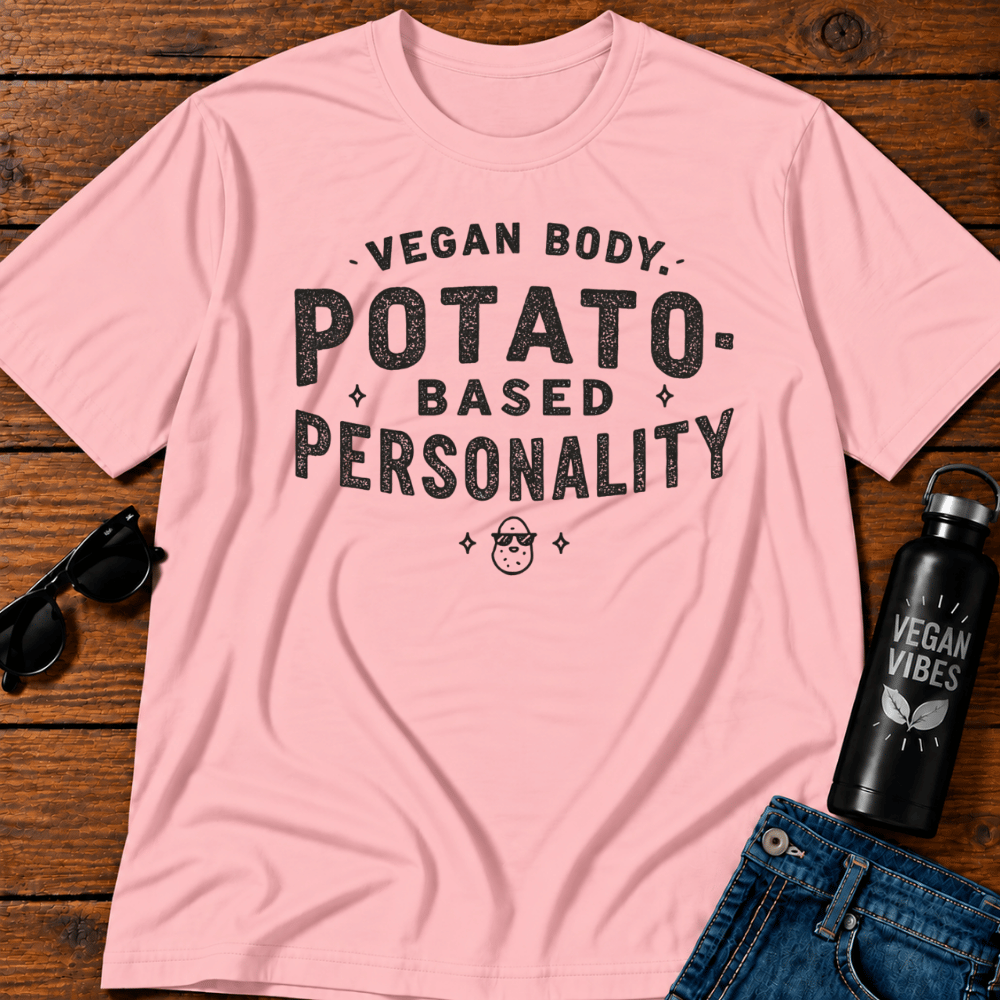 Vegan Body Potato Based Personality T-Shirt