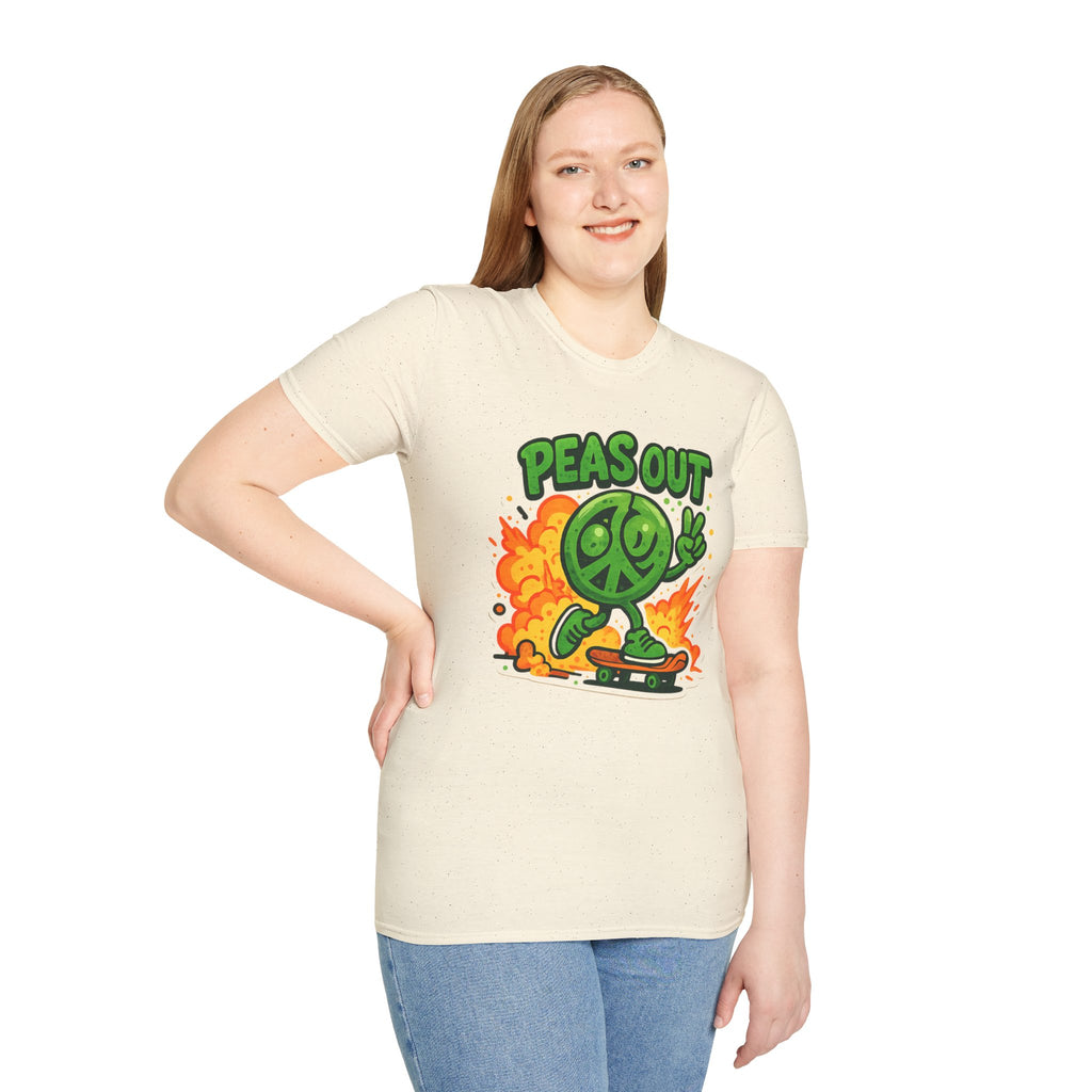 Peas Out Skateboard T-Shirt