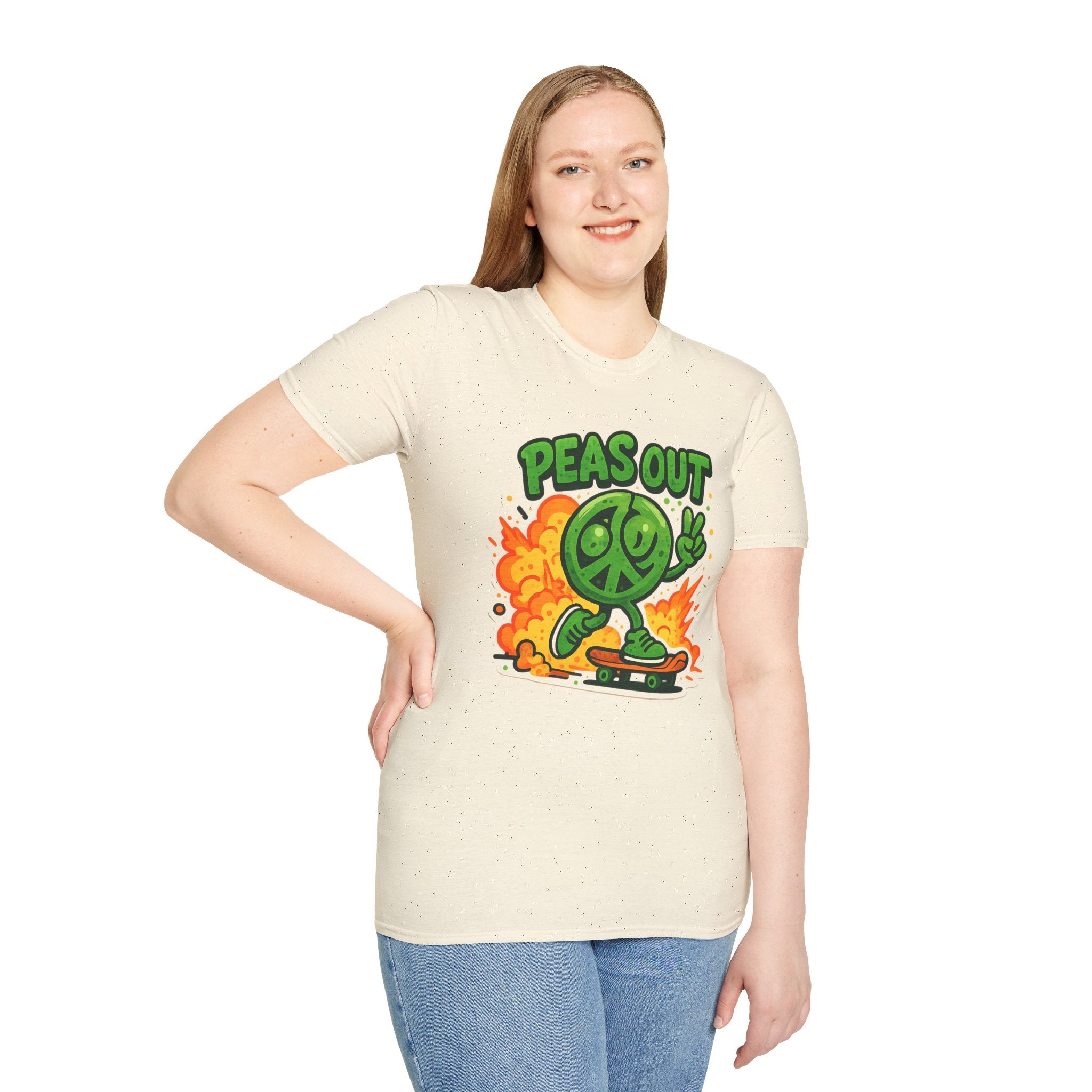 Peas Out Skateboard T-Shirt