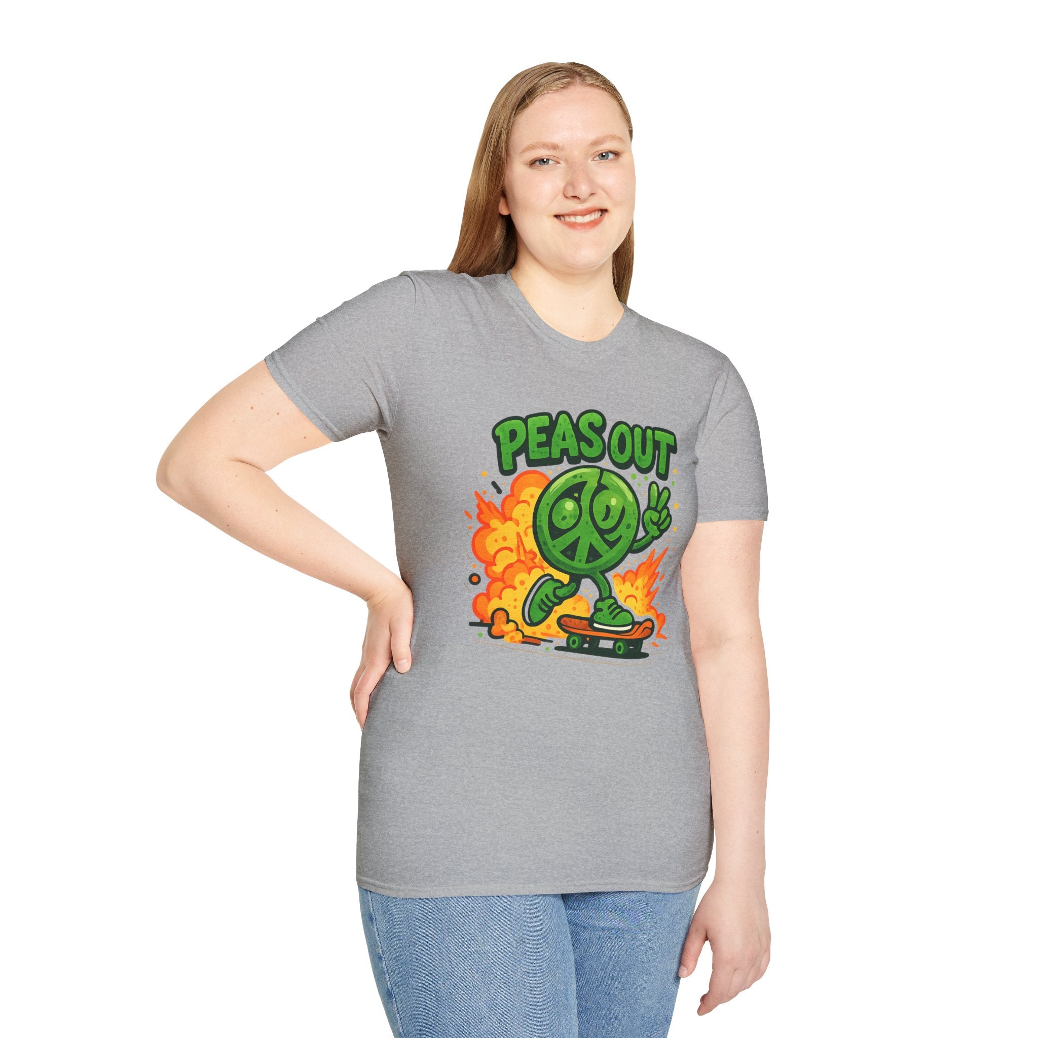 Peas Out Skateboard T-Shirt