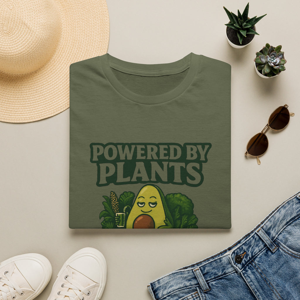 Powered by Plants and Pettyness T-Shirt