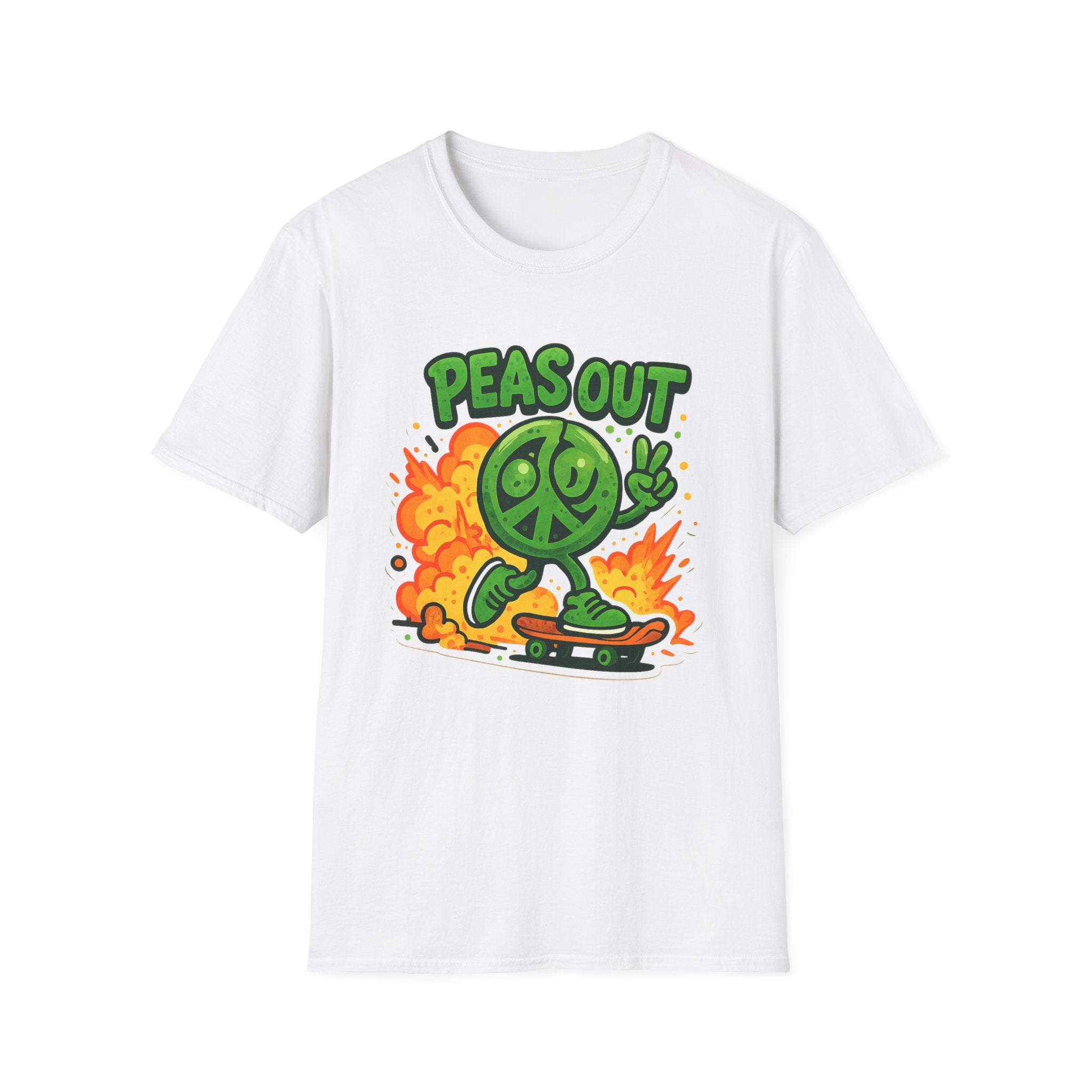 Peas Out Skateboard T-Shirt