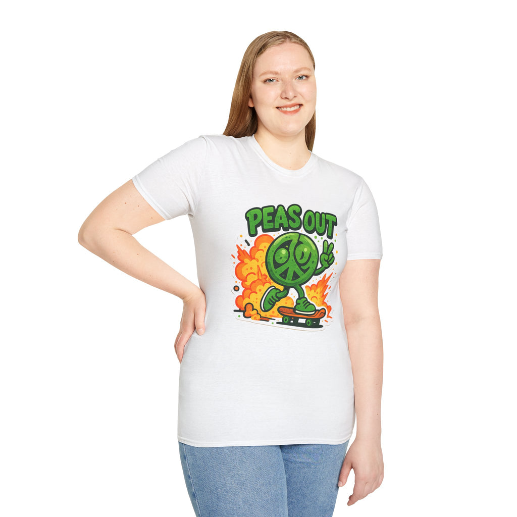 Peas Out Skateboard T-Shirt